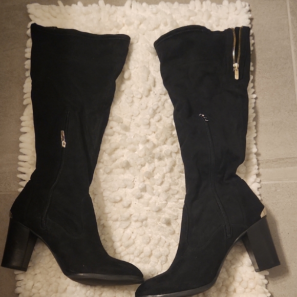 Marc Fisher Black Over the Knee Boots - Picture 1 of 9